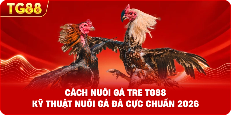 Cách nuôi Gà Tre TG88 – Kỹ thuật nuôi gà đá cực chuẩn 2026