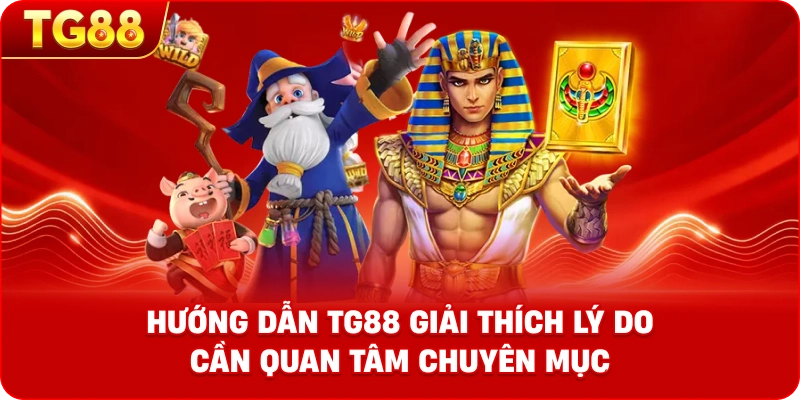HƯỚNG DẪN TG88 giải thích lý do cần quan tâm chuyên mục.